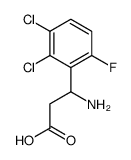 3-AMINO-3-(2,3-DICHLORO-6-FLUORO-PHENYL)-PROPIONIC ACID structure