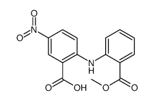 2-(2-methoxycarbonylanilino)-5-nitrobenzoic acid结构式