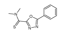 N,N-dimethyl-5-phenyl-1,3,4-oxadiazole-2-carbothioamide Structure