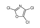 2,4,5-trichloro-1,3-oxazole结构式
