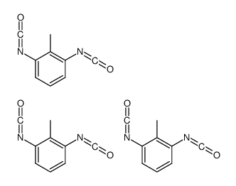 Benzene, 1,3-diisocyanatomethyl-, trimer Structure