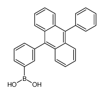 3-(10-苯基-9-蒽基)苯硼酸结构式