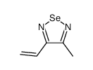 3-ethenyl-4-methyl-1,2,5-selenadiazole结构式