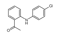 1-[2-(4-chloroanilino)phenyl]ethanone Structure