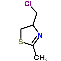 4-(Chloromethyl)-2-methyl-4,5-dihydro-1,3-thiazole结构式