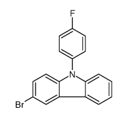 3-Bromo-9-(4-fluorophenyl)-9H-carbazole Structure