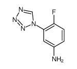 4-fluoro-3-(tetrazol-1-yl)aniline Structure