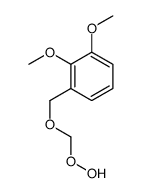 1-(hydroperoxymethoxymethyl)-2,3-dimethoxybenzene Structure