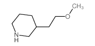 3-(2-甲氧基乙基)哌啶盐酸盐结构式