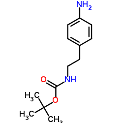 4-[2-(Boc-氨基)乙基]苯胺结构式