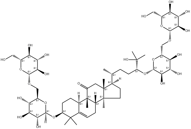 11-氧-罗汉果皂苷IVA结构式