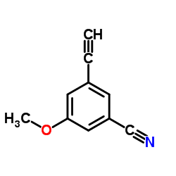 3-Ethynyl-5-methoxybenzonitrile Structure