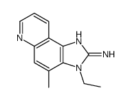 3-ethyl-4-methylimidazo[4,5-f]quinolin-2-amine结构式