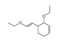 3-Aethoxy-4-(2-aethoxy-vinyl)-cyclohex-1-en Structure