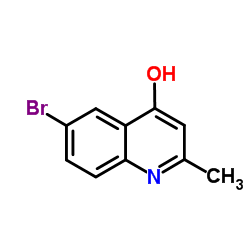 6-溴-2-甲基-4-羟基喹啉结构式