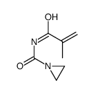 1-Aziridinecarboxamide,N-(2-methyl-1-oxo-2-propenyl)-(9CI)结构式