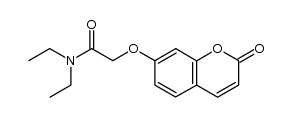 N,N-Diethylcoumarin-7-oxyacetamide结构式