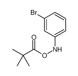 (3-bromoanilino) 2,2-dimethylpropanoate Structure