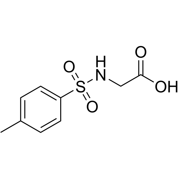 N-对甲苯磺酰甘氨酸结构式