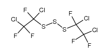 bis(1,2-dichloro-1,2,2-trifluoroethyl)trisulfane结构式