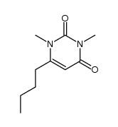 1,3-dimethyl-6-n-butyluracil Structure