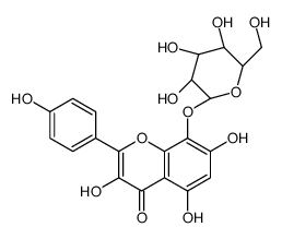 HERBACETIN 8-O-GLUCOSIDE structure