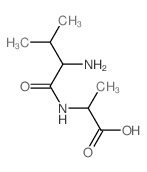 D-Alanine, N-D-valyl-(9CI)结构式