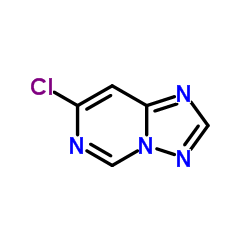7-氯-[1,2,4]噻唑并[1,5-c]嘧啶结构式