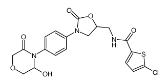 3-Hydroxy Rivaroxaban(Mixture of 4 Diastereomers)结构式