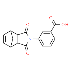 3-(3,5-DIOXO-4-AZA-TRICYCLO[5.2.1.0(2,6)]DEC-8-EN-4-YL)-BENZOIC ACID Structure