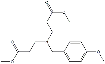 dimethyl 3,3'-((4-methoxybenzyl)azanediyl)dipropanoate结构式