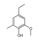 4-ethyl-2-methoxy-6-methylphenol Structure