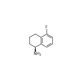 (S)-5-氟-1,2,3,4-四氢萘-1-胺结构式