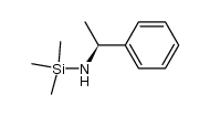 N-[(S)-1-phenylethyl](trimethylsilyl)amine Structure