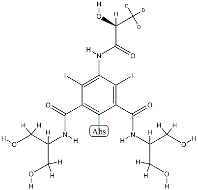 [2H3]-碘帕醇结构式