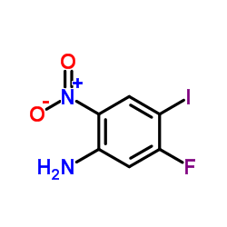 5-Fluoro-4-iodo-2-nitroaniline结构式