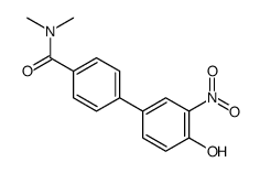 4-(4-hydroxy-3-nitrophenyl)-N,N-dimethylbenzamide Structure
