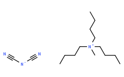 Tributyl(methyl)ammonium Dicyanamide Structure