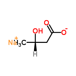 Sodium (3S)-3-hydroxybutanoate structure