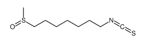 1-ISOTHIOCYANATO-7-(METHYLSULFINYL)-HEPTANE结构式