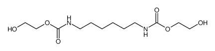 1,6-bis(2-hydroxyethyloxycarbonylamino)hexane结构式