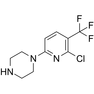 1-(6-氯-5-(三氟甲基)吡啶-2-基)哌嗪结构式