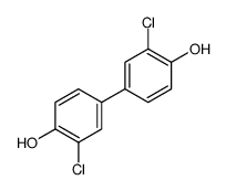 3,3'-Dichlorobiphenyl-4,4'-diol结构式