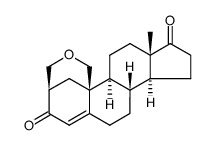 2,19-(methyleneoxy)androst-4-ene-3,17-dione结构式