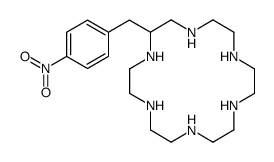2-[(4-nitrophenyl)methyl]-1,4,7,10,13,16-hexazacyclooctadecane结构式