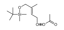 acetic acid,4-[tert-butyl(dimethyl)silyl]oxy-3-methylbut-2-en-1-ol结构式