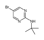 5-溴-2-叔丁基氨基嘧啶结构式