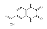 6-Quinoxalinecarboxylicacid, 1,2,3,4-tetrahydro-2,3-dioxo- Structure
