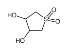 trans-tetrahydrothiophene-3,4-diol 1,1-dioxide Structure