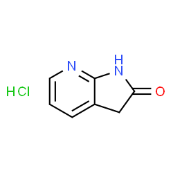 1H,2H,3H-pyrrolo[2,3-b]pyridin-2-one hydrochloride structure